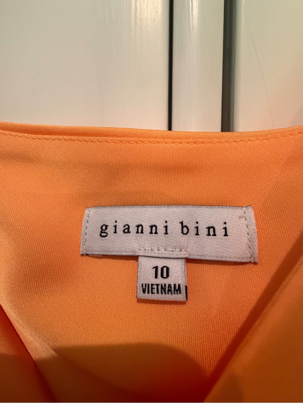 Gianni Bini Harper Tangerine Slip Dress (M) - Picture 4 of 5